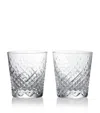 Waterford Celebrations Crystal Glass Tumblers Set Of Two In Transparent