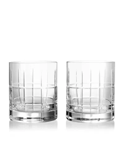 Waterford Set Of 2 Cluin Connoisseur Tumblers In White