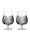 Waterford Connoisseur Aras Crystal-glass Brandy Glasses Set Of Two