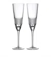 Waterford Copper Coast Crystal-glass Flutes 275ml Set Of Two In Clear