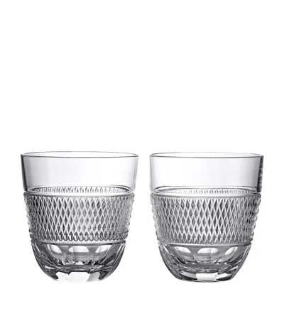 Waterford Set Of 2 Crystal Copper Toast Tumblers In Clear