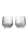 Waterford Lismore Arcus Crystal Tumblers Set Of Two In Clear