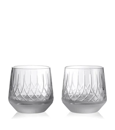 WATERFORD SET OF 2 CRYSTAL LISMORE ARCUS TUMBLERS