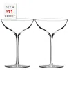 Waterford Set Of 2 Elegance Champagne Belle Coupe Glasses