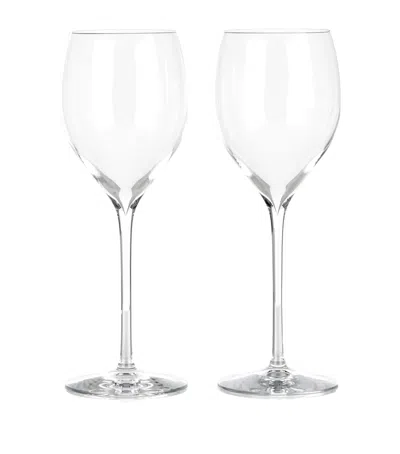 Waterford Set Of 2 Elegance Chardonnay Wine Glasses In Transparent