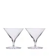 Waterford Set Of 2 Elegance Martini Glasses In Clear