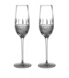 Waterford Irish Lace 2-piece Glass Flute Set In Clear