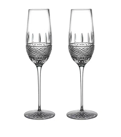 WATERFORD SET OF 2 IRISH LACE FLUTES