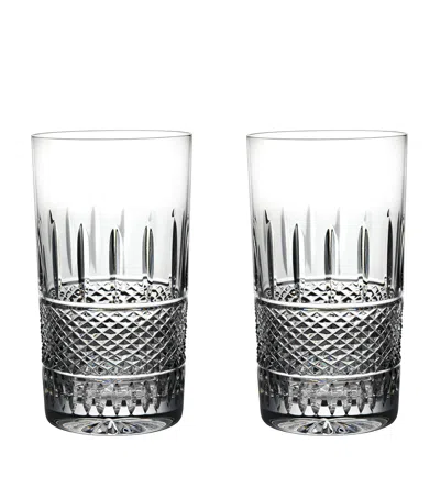 WATERFORD SET OF 2 IRISH LACE HIGHBALL GLASSES