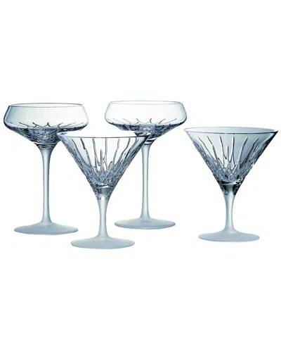 Waterford Set Of 2 Lismore Arcus Coupes In Blue