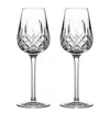 Waterford Connoisseur Olann Crystal-glass Cognac Glasses Set Of Two In Clear