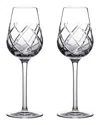 Waterford Connoisseur Olann Crystal-glass Cognac Glasses Set Of Two In Transparent