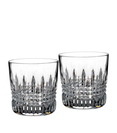 WATERFORD SET OF 2 LISMORE DIAMOND TUMBLERS