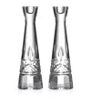 Waterford Set Of 2 Lismore Essence Candlesticks (25cm) In Clear