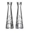Waterford Set Of 2 Lismore Essence Candlesticks In Clear