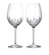 Waterford Set Of 2 Lismore Essence Goblet Wine Glasses