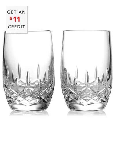 Waterford Lismore Essence Set Of 2 Lead Crystal Shot Glasses In No Color