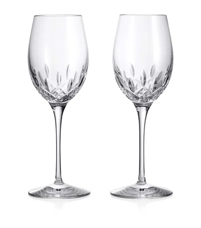 WATERFORD SET OF 2 LISMORE ESSENCE WINE GLASSES