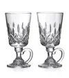 Waterford Lismore Crystal Irish Coffee Glasses 235ml Set Of Two In Clear
