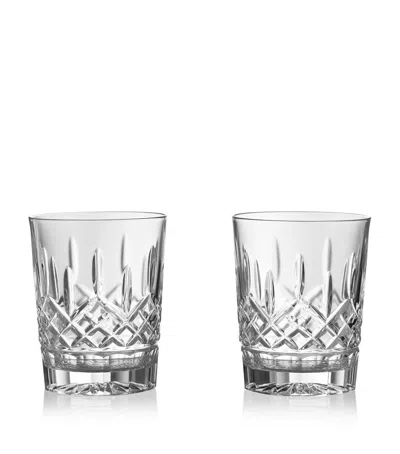 Waterford Set Of 2 Lismore Tumblers In Transparent