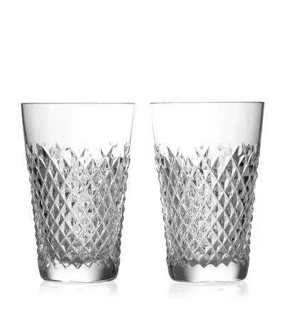 Waterford Set Of 2 Mastercraft Heritage Alana Highball Glasses In Clear