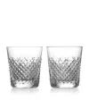 Waterford Set Of 2 Mastercraft Heritage Alana Tumblers In Clear