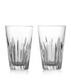 Waterford Set Of 2 Mastercraft Heritage Eileen Highball Glasses In Clear