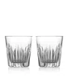Waterford Set Of 2 Mastercraft Heritage Eileen Tumblers In Clear