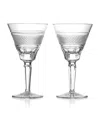 Waterford Set Of 2 Mastercraft Heritage Rossmore Wine Glasses In Clear