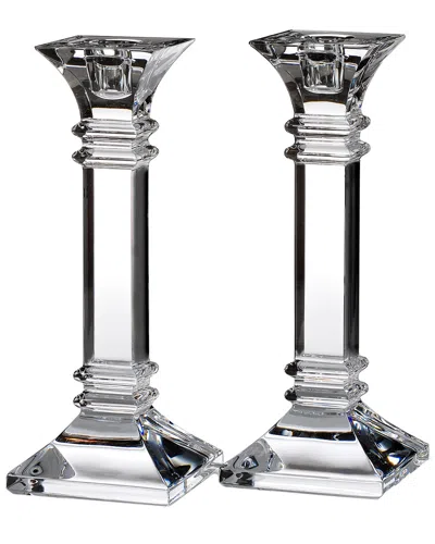 WATERFORD SET OF 2 TREVISO CANDLESTICKS