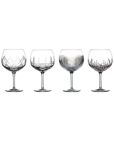 Waterford Set Of 4 Balloon Glasses In White