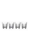 Waterford Set Of 4 Crystal Hibernia Mastercraft Tumblers In Clear