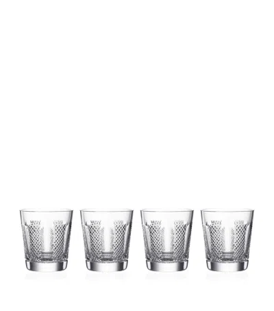 Waterford Set Of 4 Crystal Hibernia Mastercraft Tumblers In Clear