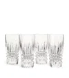 Waterford Set Of 4 Lismore Diamond Shot Glasses In Clear