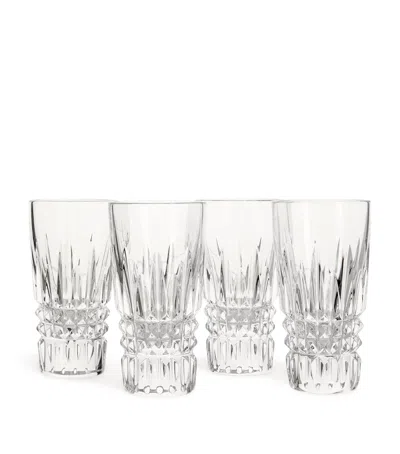 Waterford Set Of 4 Lismore Diamond Shot Glasses In Clear