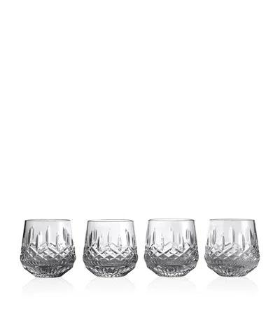 Waterford Set Of 4 Lismore Tumblers In Transparent