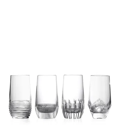 Waterford Set Of 4 Mixology Circon Hiball Glasses