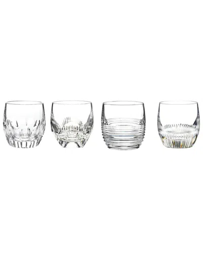 Waterford Set Of 4 Mixology Dof Glasses In Transparent