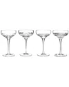 Waterford Set Of 4 Mixology Champagne Coupes In Transparent