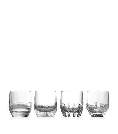 Waterford Set Of 4 Mixology Tumblers In Clear