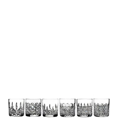 Waterford Set Of 6 Connoisseur Heritage Straight-sided Tumblers In Transparent