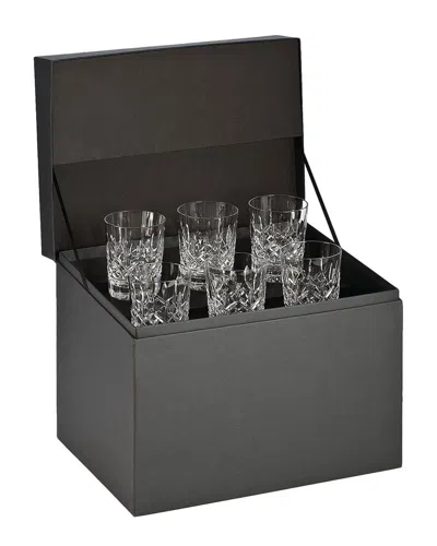 Waterford Set Of 6 Lismore Dof Tumblers In Black