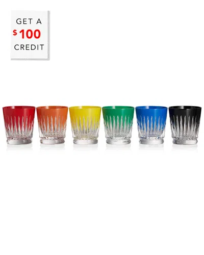 Waterford Set Of 6 New Year Tumblers: Firework With $100 Credit In Multi