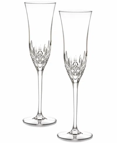 Waterford Stemware, Lismore Essence Toasting Flutes, Set Of 2 In Oxford