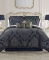 Waterford Vaughn 6 Piece Comforter Sets In Blue