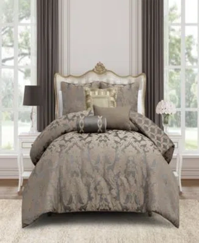 Waterford Walton Comforter Set In Brown