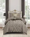 Waterford Walton Luxurious 3-pc. Comforter Set, Queen In Gray
