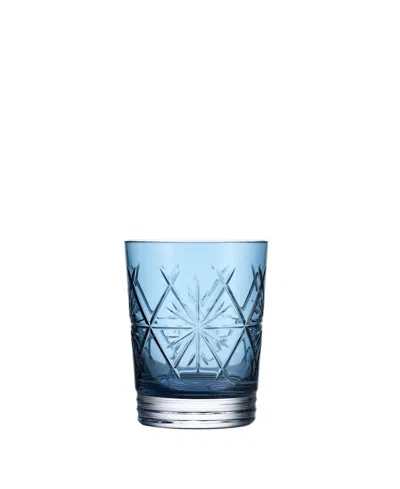 Waterford Winter Wonders Icy Blue Snowflake Double Old-fashioned Glass