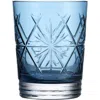 Waterford Winter Wonders Icy Blue Snowflake Set Of 2 Lead Crystal Double Old Fashioned Glasses In Blue