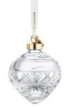Waterford Winter Wonders Snowflake Bauble Crystal Ornament In Transparent